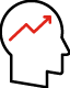 stats apps head growth icon