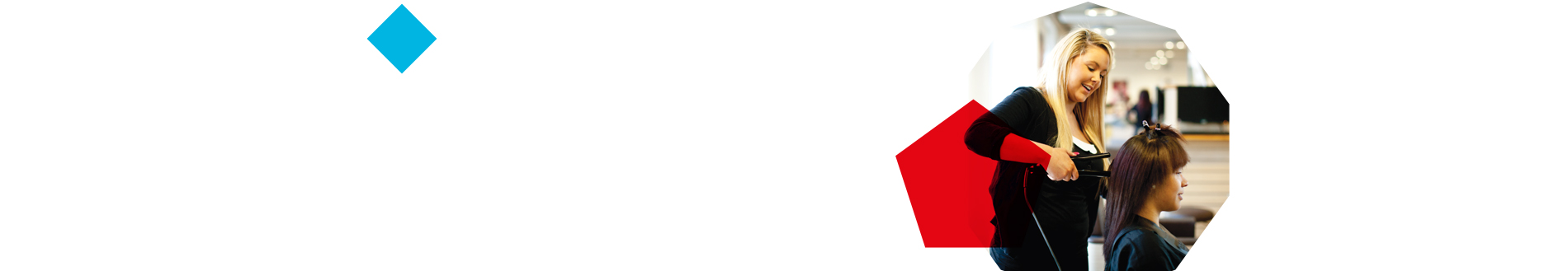 international hair and beauty banner