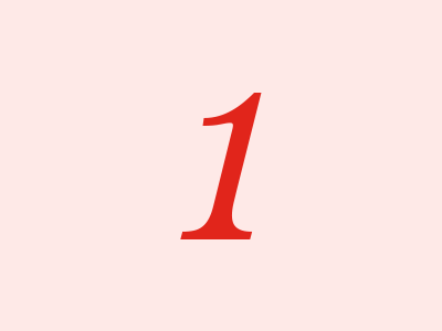 red 1 icon