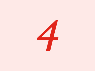 red 4 icon